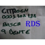 # Motor de Partida Citroen Peugeot 605/XM 0001108138 0001108086